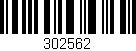 Código de barras (EAN, GTIN, SKU, ISBN): '302562'