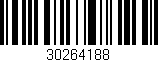Código de barras (EAN, GTIN, SKU, ISBN): '30264188'
