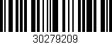 Código de barras (EAN, GTIN, SKU, ISBN): '30279209'