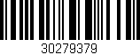 Código de barras (EAN, GTIN, SKU, ISBN): '30279379'