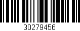 Código de barras (EAN, GTIN, SKU, ISBN): '30279456'