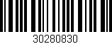 Código de barras (EAN, GTIN, SKU, ISBN): '30280830'