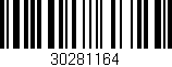Código de barras (EAN, GTIN, SKU, ISBN): '30281164'