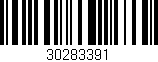Código de barras (EAN, GTIN, SKU, ISBN): '30283391'