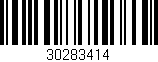 Código de barras (EAN, GTIN, SKU, ISBN): '30283414'