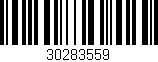 Código de barras (EAN, GTIN, SKU, ISBN): '30283559'