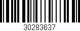 Código de barras (EAN, GTIN, SKU, ISBN): '30283637'