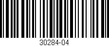 Código de barras (EAN, GTIN, SKU, ISBN): '30284-04'