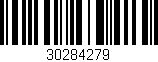 Código de barras (EAN, GTIN, SKU, ISBN): '30284279'