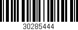 Código de barras (EAN, GTIN, SKU, ISBN): '30285444'