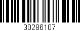 Código de barras (EAN, GTIN, SKU, ISBN): '30286107'