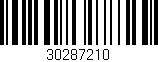 Código de barras (EAN, GTIN, SKU, ISBN): '30287210'