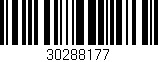 Código de barras (EAN, GTIN, SKU, ISBN): '30288177'