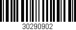 Código de barras (EAN, GTIN, SKU, ISBN): '30290902'