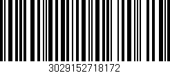 Código de barras (EAN, GTIN, SKU, ISBN): '3029152718172'