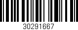 Código de barras (EAN, GTIN, SKU, ISBN): '30291667'