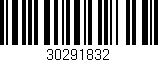 Código de barras (EAN, GTIN, SKU, ISBN): '30291832'