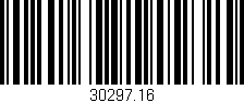 Código de barras (EAN, GTIN, SKU, ISBN): '30297.16'