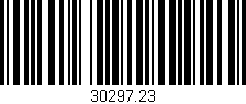 Código de barras (EAN, GTIN, SKU, ISBN): '30297.23'