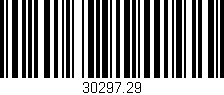 Código de barras (EAN, GTIN, SKU, ISBN): '30297.29'
