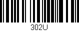 Código de barras (EAN, GTIN, SKU, ISBN): '302U'