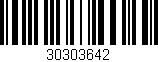Código de barras (EAN, GTIN, SKU, ISBN): '30303642'