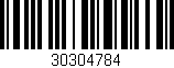 Código de barras (EAN, GTIN, SKU, ISBN): '30304784'