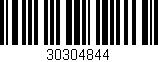 Código de barras (EAN, GTIN, SKU, ISBN): '30304844'