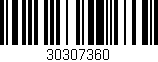 Código de barras (EAN, GTIN, SKU, ISBN): '30307360'