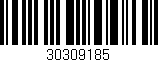 Código de barras (EAN, GTIN, SKU, ISBN): '30309185'