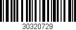 Código de barras (EAN, GTIN, SKU, ISBN): '30320729'