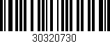 Código de barras (EAN, GTIN, SKU, ISBN): '30320730'