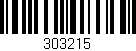 Código de barras (EAN, GTIN, SKU, ISBN): '303215'