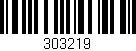 Código de barras (EAN, GTIN, SKU, ISBN): '303219'