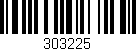 Código de barras (EAN, GTIN, SKU, ISBN): '303225'