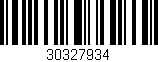 Código de barras (EAN, GTIN, SKU, ISBN): '30327934'