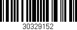 Código de barras (EAN, GTIN, SKU, ISBN): '30329152'