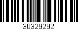 Código de barras (EAN, GTIN, SKU, ISBN): '30329292'