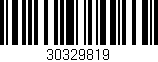 Código de barras (EAN, GTIN, SKU, ISBN): '30329819'