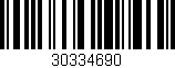 Código de barras (EAN, GTIN, SKU, ISBN): '30334690'