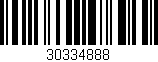 Código de barras (EAN, GTIN, SKU, ISBN): '30334888'