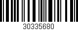 Código de barras (EAN, GTIN, SKU, ISBN): '30335680'