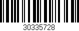 Código de barras (EAN, GTIN, SKU, ISBN): '30335728'