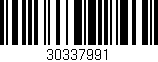 Código de barras (EAN, GTIN, SKU, ISBN): '30337991'