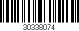 Código de barras (EAN, GTIN, SKU, ISBN): '30338074'