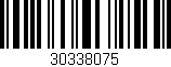 Código de barras (EAN, GTIN, SKU, ISBN): '30338075'
