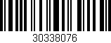 Código de barras (EAN, GTIN, SKU, ISBN): '30338076'