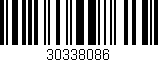 Código de barras (EAN, GTIN, SKU, ISBN): '30338086'