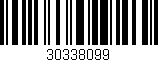 Código de barras (EAN, GTIN, SKU, ISBN): '30338099'