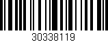 Código de barras (EAN, GTIN, SKU, ISBN): '30338119'